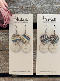 Watercolor Birch Stacked Rounds - Small