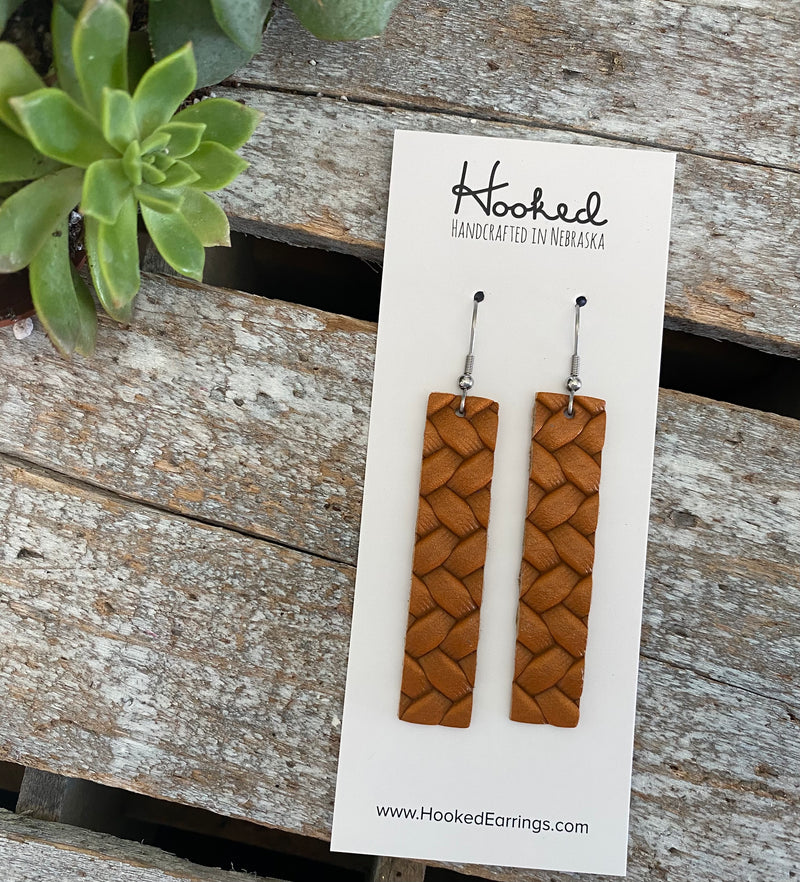 Braided Skinnies in Cognac