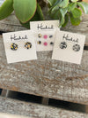 Tiny Disc Stud Collection - Three Pack