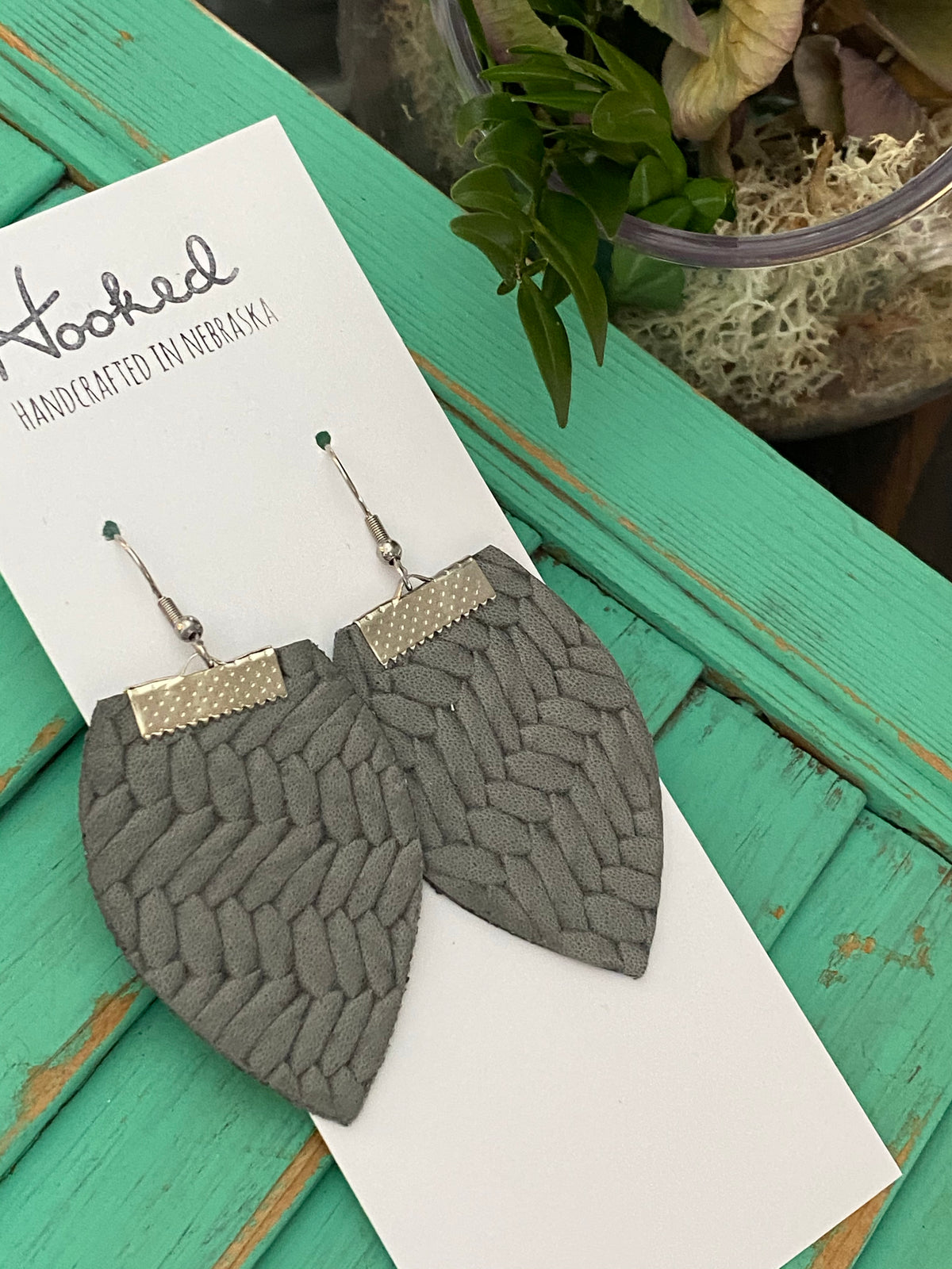 Braided Charcoal Magnolias - Medium