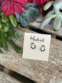 Happy Penguin Studs