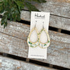 Lucky Birch Teardrop Cutouts - Gold Edged / Medium