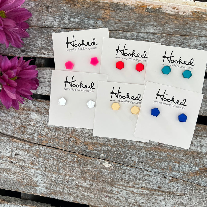Pent & Hex Studs - 7x8mm