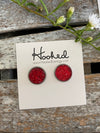 Druzy-Style Round Studs - Colors - 12mm