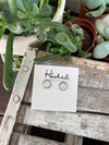 Opal Sparkle Studs - 8mm