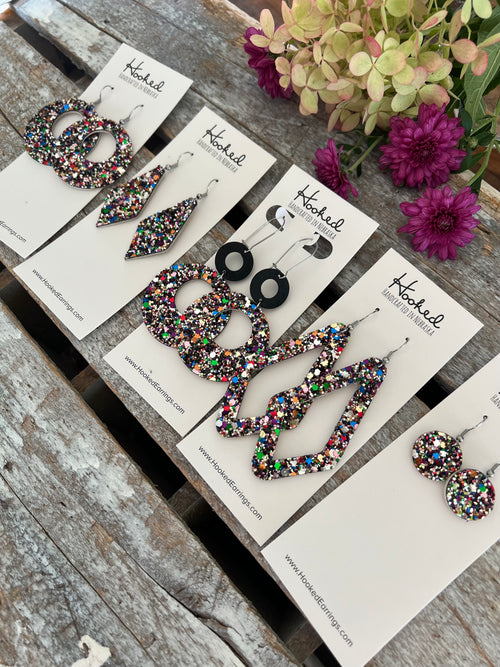 Rainbow in the Night Glitter Minis