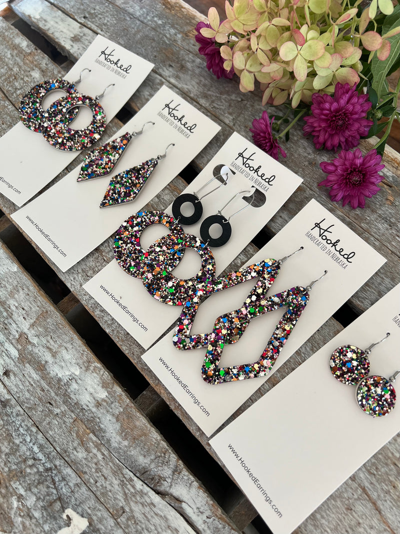 Rainbow in the Night Glitter Minis