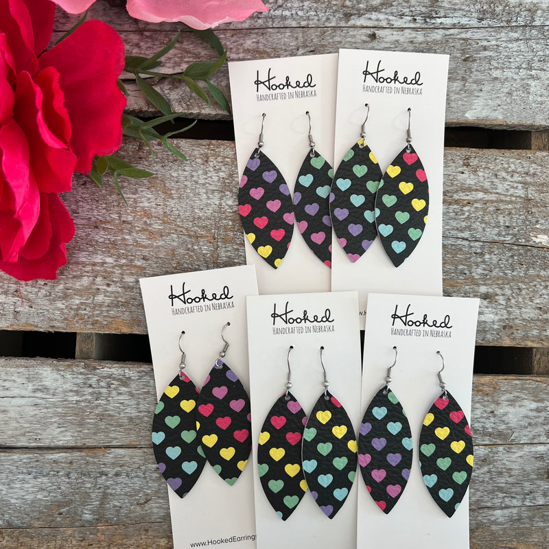 Rainbow Heart Petals - Medium
