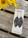 Midnight Botanical Petals - Medium