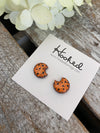 Glittered Cookie Studs