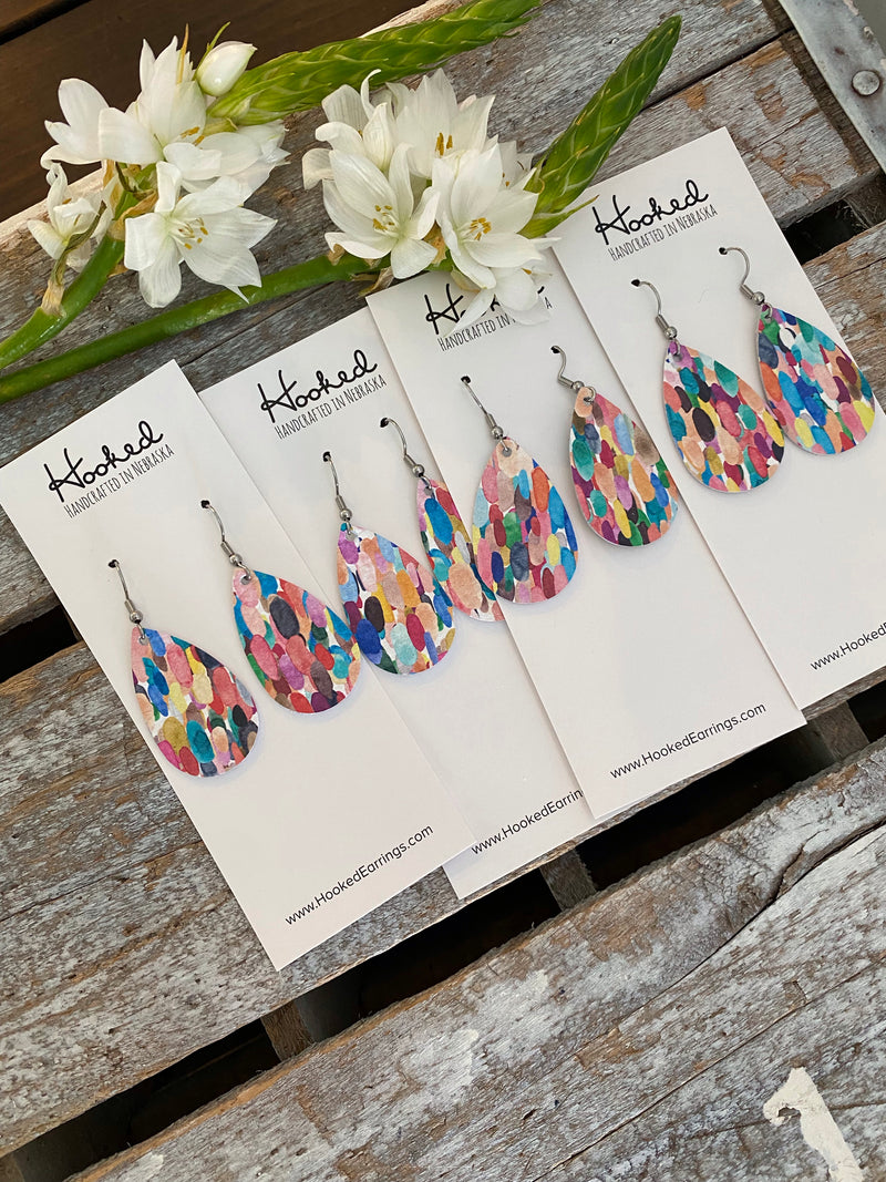 Impressionist Teardrops - Small