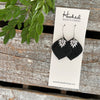 Black and Silver Pave Diamonds - Medium