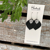 Black and Silver Pave Diamonds - Medium