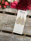 Tiny X Cork Teardrops/Edged - Small