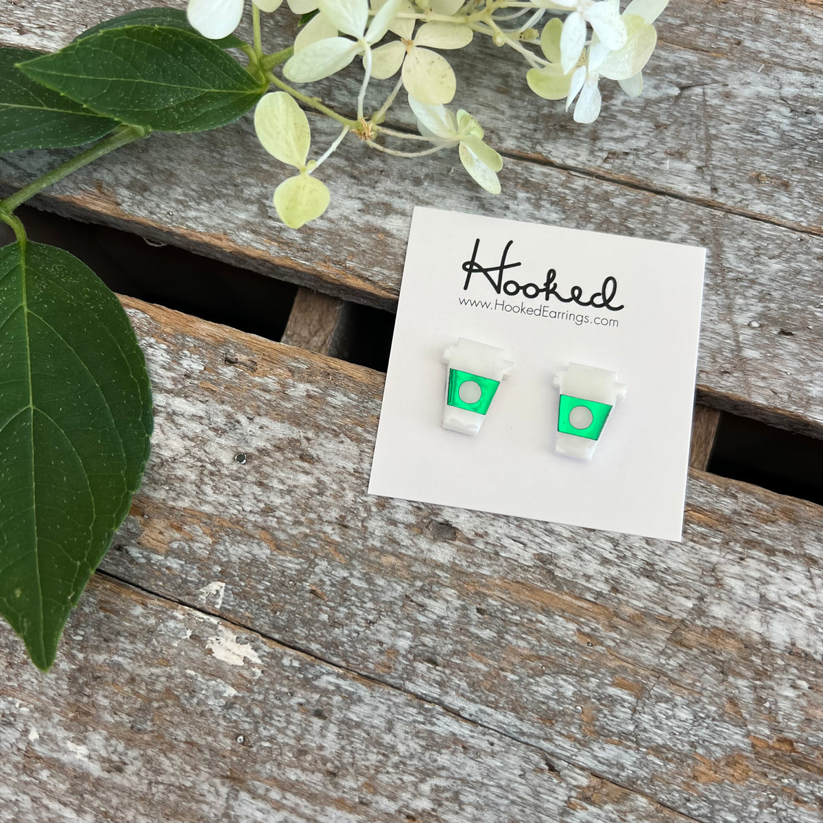 Coffee on the Go Studs
