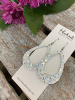 Champagne on Ice Teardrop Cutouts  - Medium