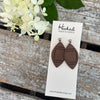 Football Clay Earrings - with/without Customization - Small or Medium