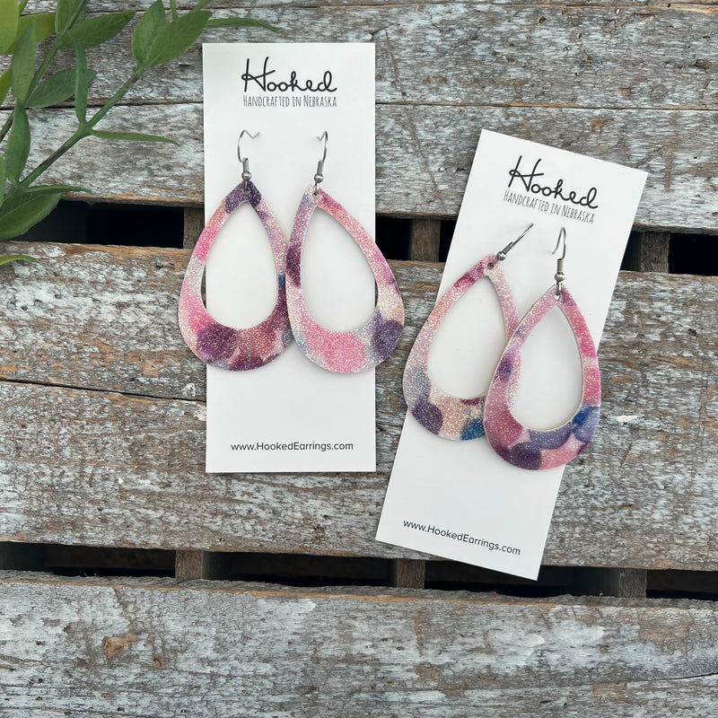 Sugared Berries Teardrop Cutouts in Pink/Purple  - Medium