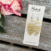 Clearly Wild Gold Pool Earrings