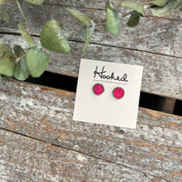Druzy-Style Round Studs - 8mm