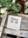 Opal Sparkle Studs - 8mm