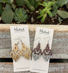 Wooden Deluxe Cutout Earrings - Small/Medium Filigree