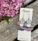 Splendid Stripe Layered Circle Cutouts