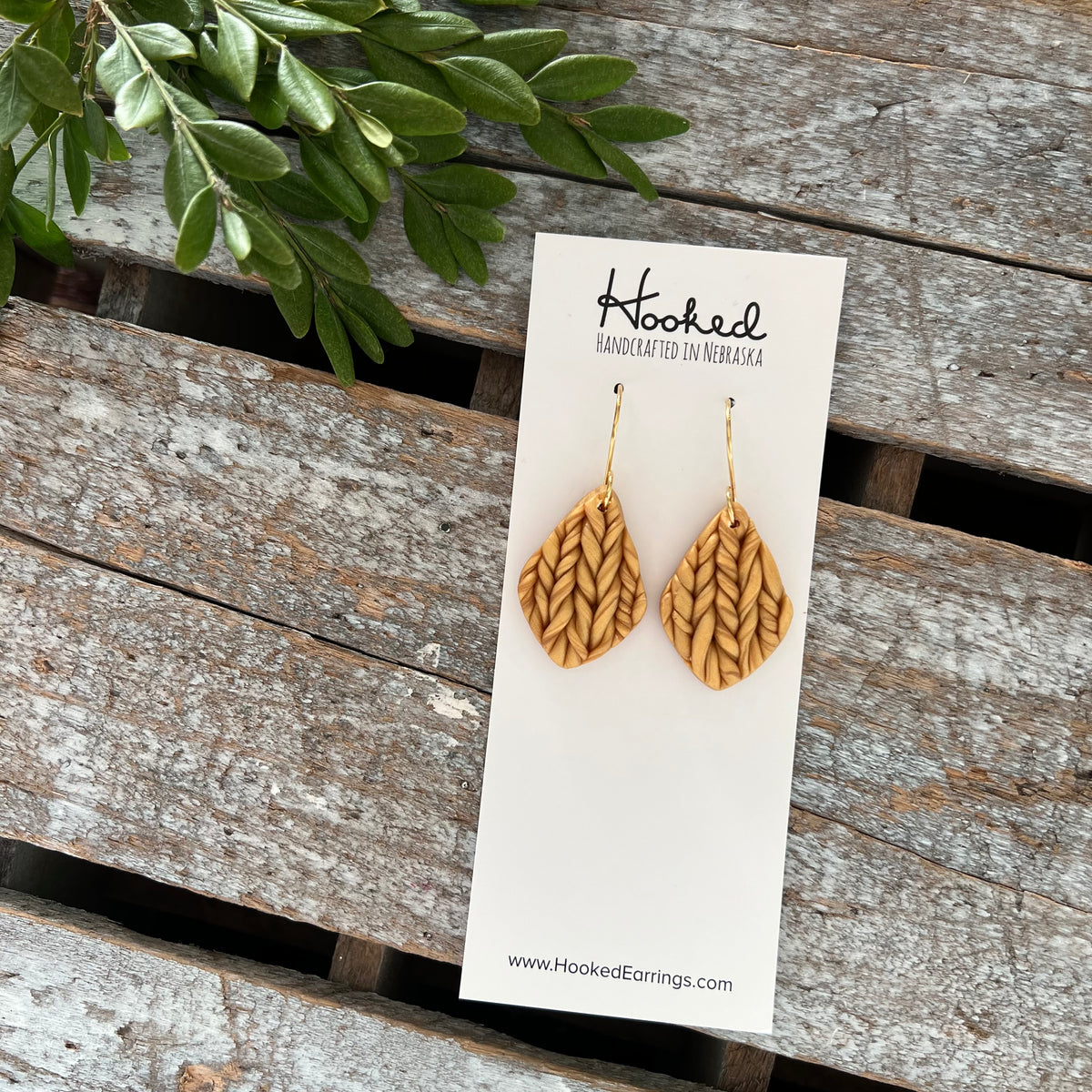 Sweater Diamonds in Spun Gold  - Small