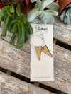 Dropped Wooden Triangles - Medium