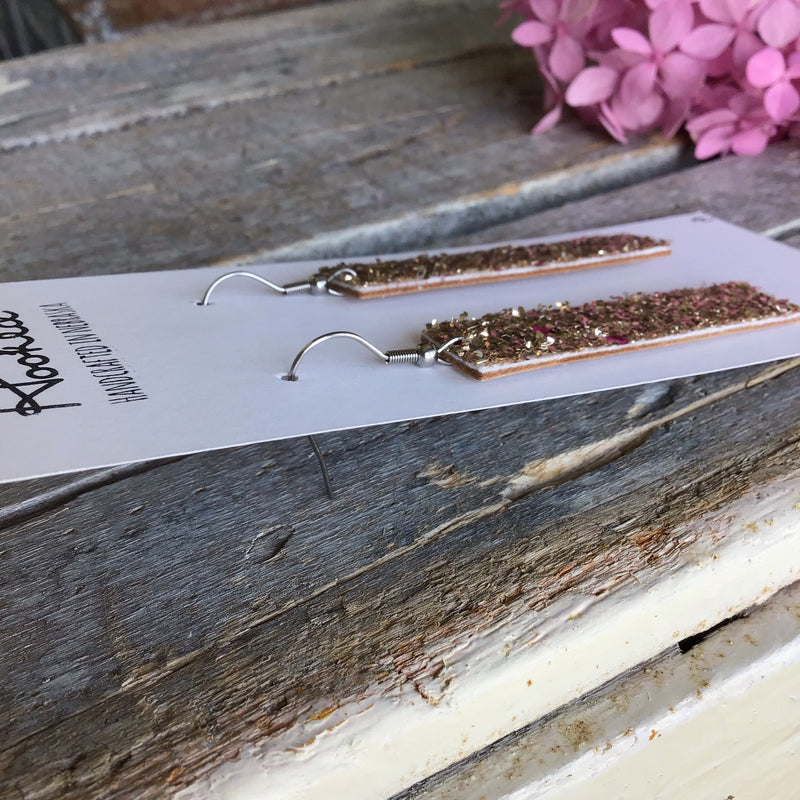 Shaved Gold Glitter Skinnies