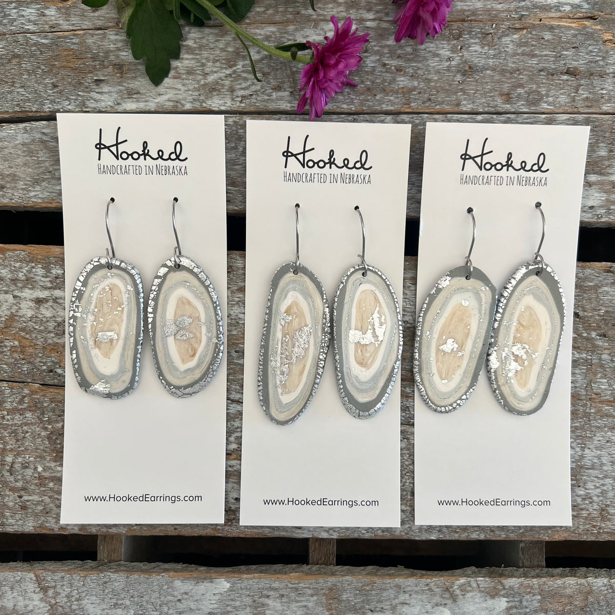 Silver Geodes - Medium, Oblong