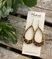 Sassy Cork Teardrop Cutouts // Gold Edged - Medium