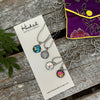 Kids’ Charm Necklace + Silk Jewelry Wallet Gift Set