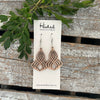 Twirler Wooden Deluxe Cutout Earrings - Small/Med