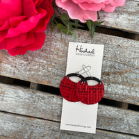 Cherry Basketweave Suspended Stacks