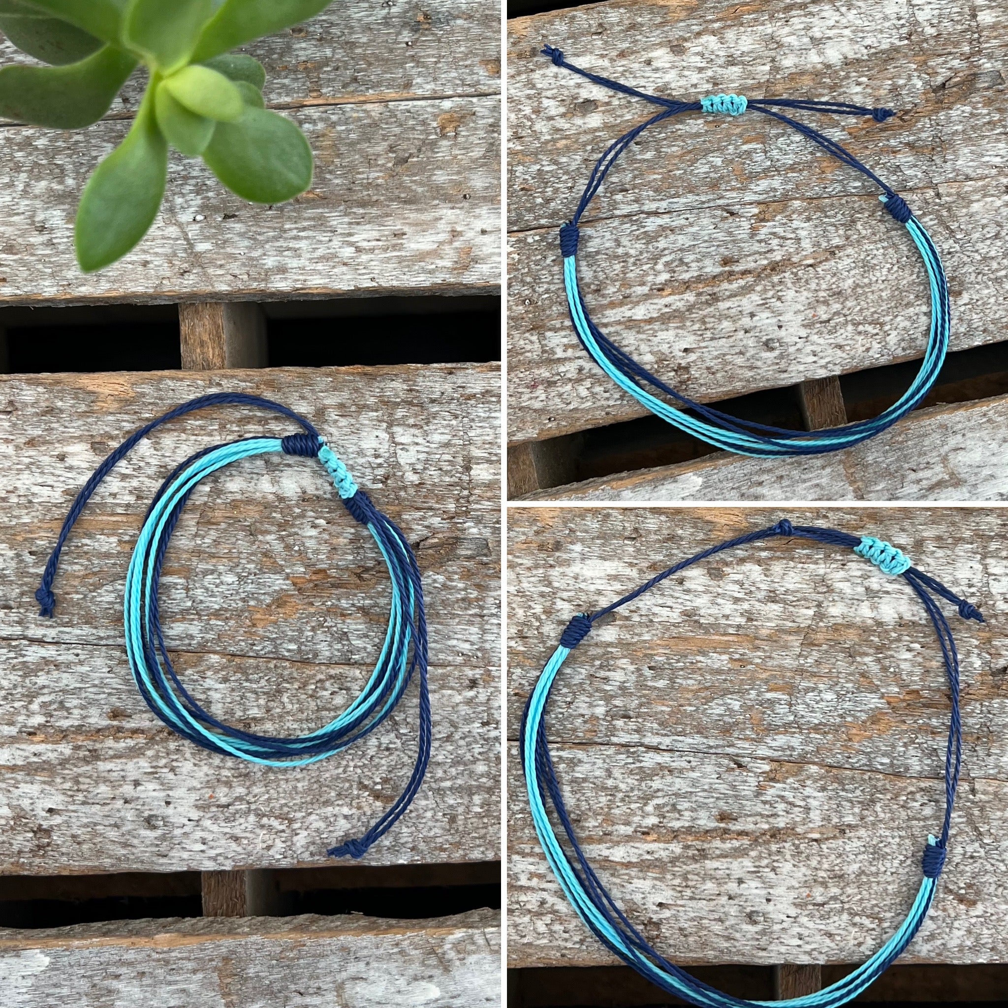 Adjustable String Bracelets – Hooked, LLC