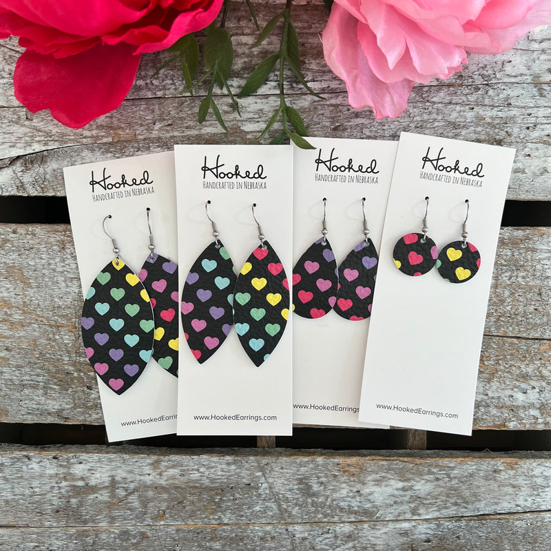 Rainbow Heart Petals - Medium