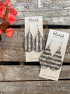 Seaside Stripe Birch Teardrops - Medium