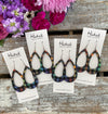 Gradient Gingham Teardrop Cutouts - Medium