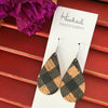 Buffalo Cork Teardrops in Black - Medium