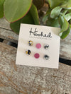 Tiny Disc Stud Collection - Three Pack