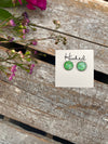 Opal Sparkle Studs - 12mm
