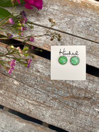 Opal Sparkle Studs - 12mm