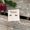 Tiny Christmas Truck Studs  - 7x12mm