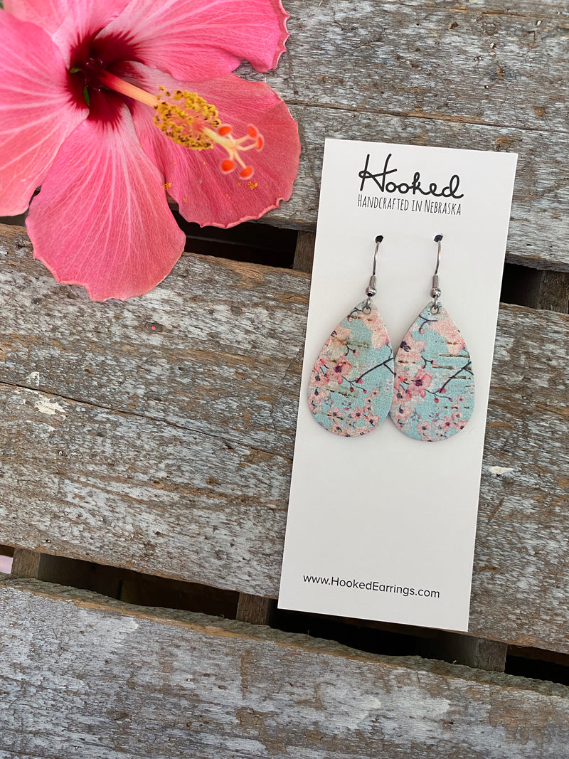 Cherry Blossom Teardrops - Small