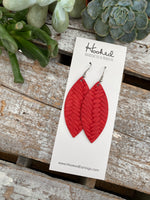 Braided Petals in Red - Medium
