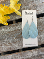 Quilted Baby Blue Teardrops - Medium