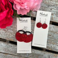 Cherry Basketweave Suspended Stacks