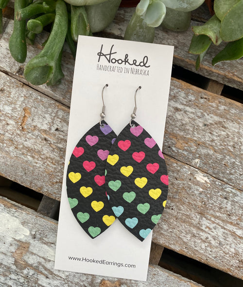 Rainbow Heart Petals - Large