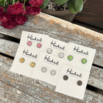MORE Druzy-Style Round Studs - 8mm